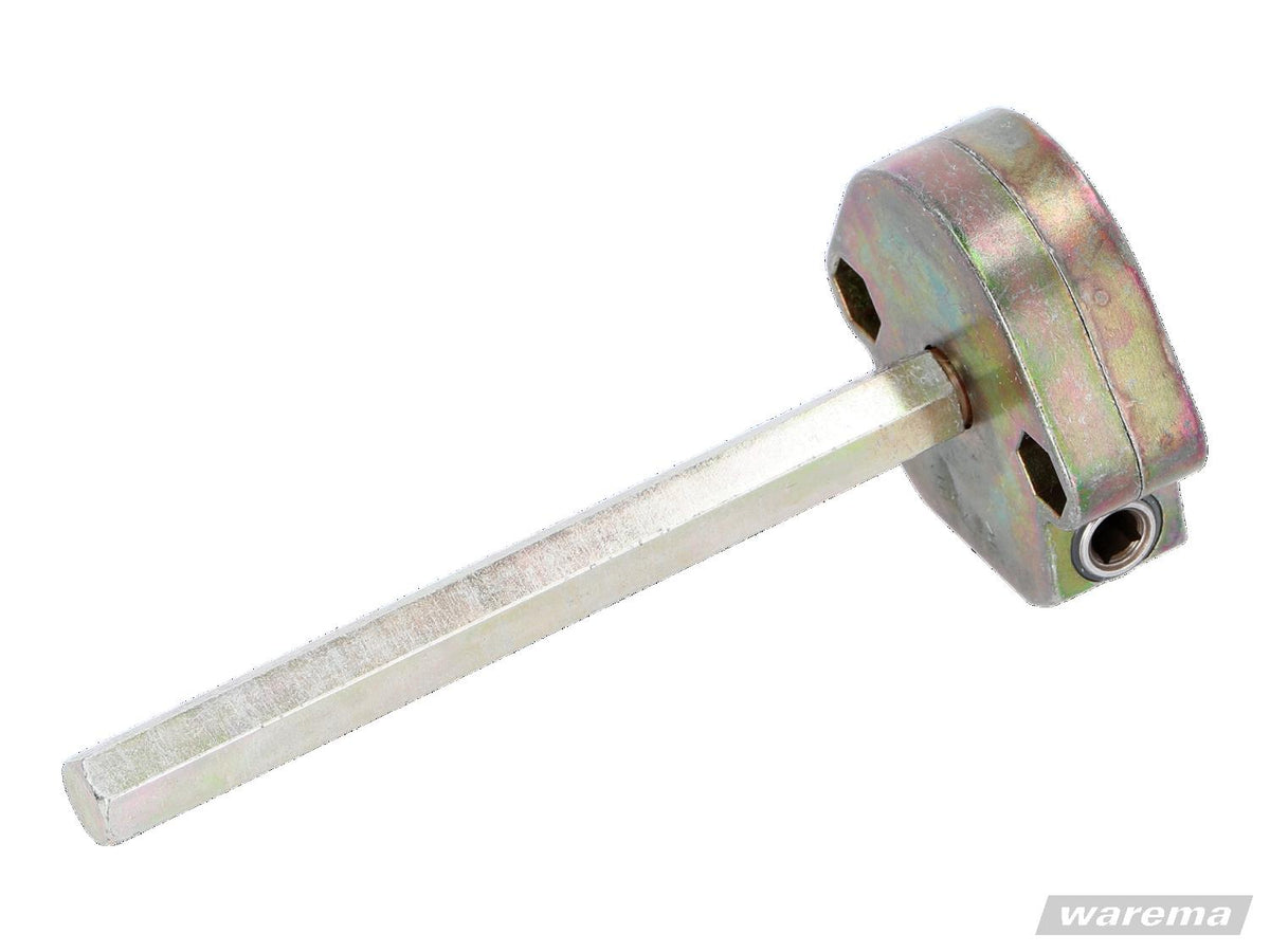 Schneckenradgetriebe 6:1 mit 12mm 6-Kant