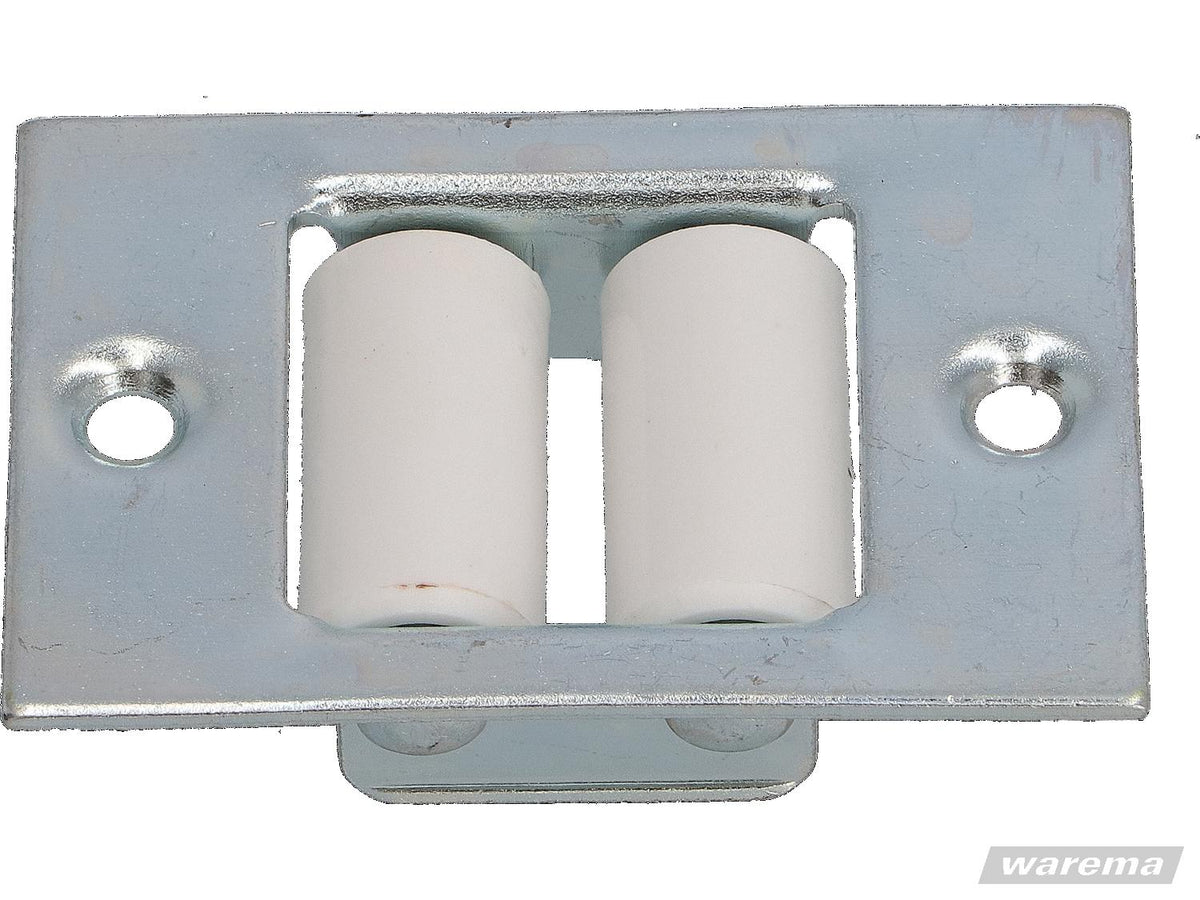 Doppelleitrolle verzinkt, für 23mm Gurt