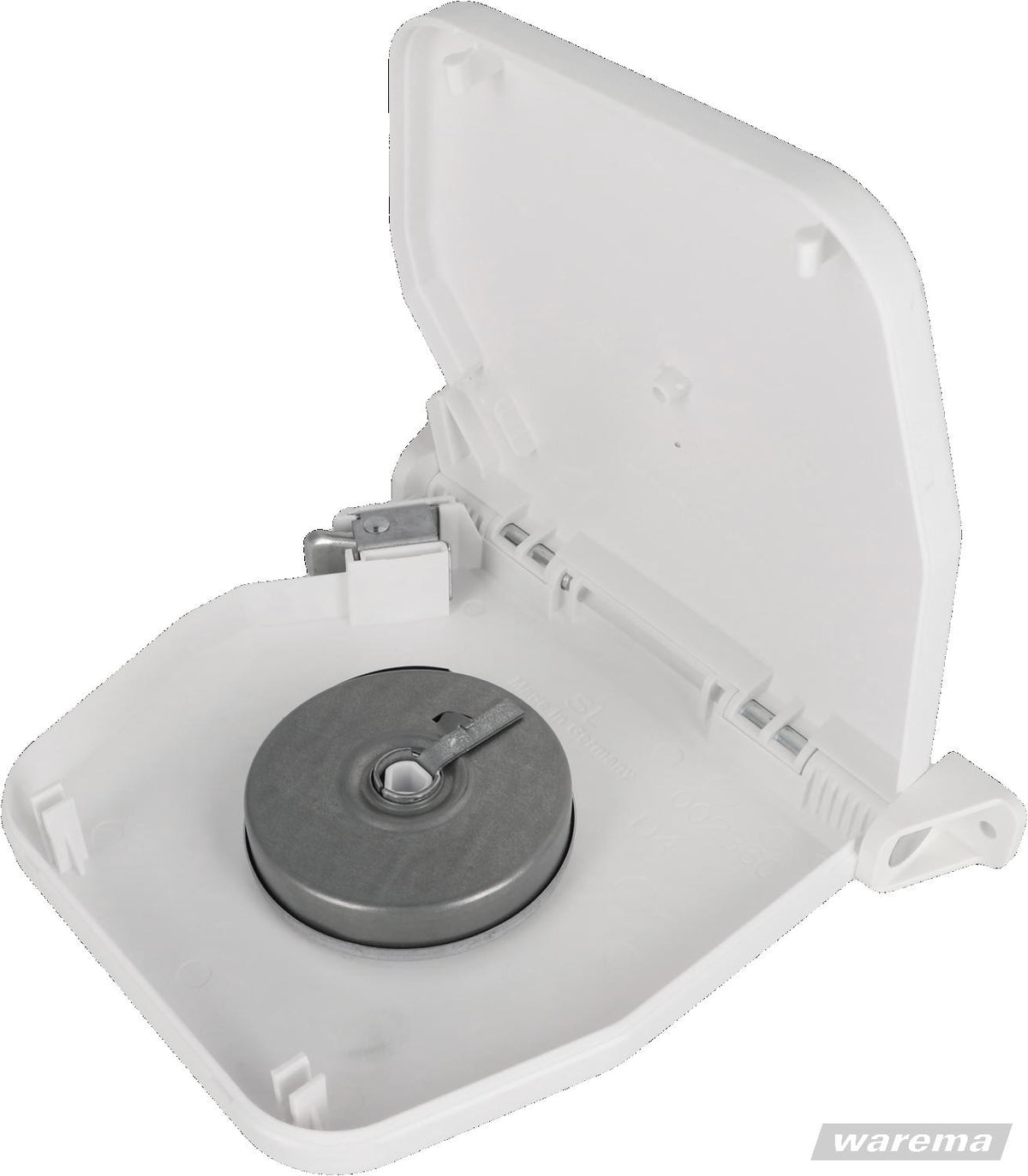 Getriebe-Gurtwickler mini schwenkbar, weiß