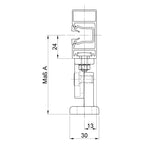 Warema Führungsschienehalter Typ H7