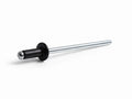 Blindniet Alu F 3x5mm, Schwarz, mit Stahlstift