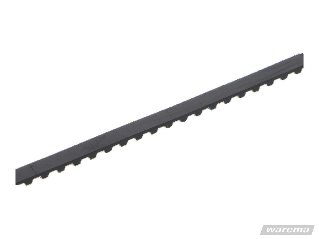 Warema Zahnriemen schwarz, 10 T10, mit Gewebeauflage