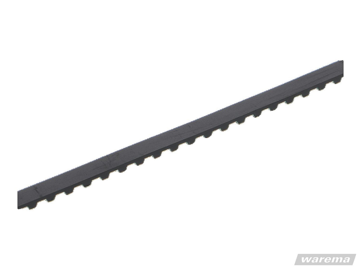 Warema Zahnriemen schwarz, 10 T10, mit Gewebeauflage