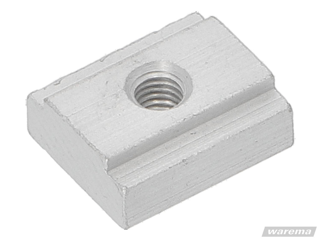 Warema Nutenstein 18x15x6,8mm, eloxiert, für Tuchwellenkonsole