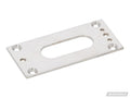 Unterlegplatte 40x85x2 mm, verchromt