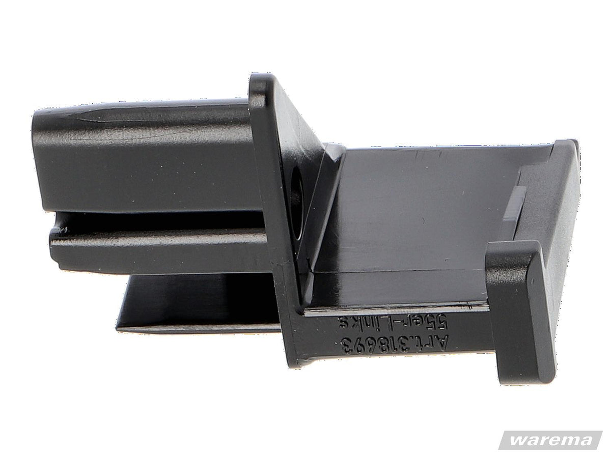 Enverschluss mit Anschlag für Warema Dreikant - Design - Endschiene, 55 mm