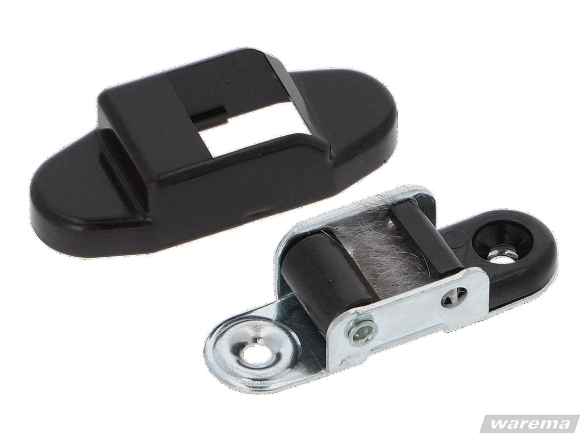 Bürstenrolle braun, inkl. Abdeckung, für 14mm Gurt