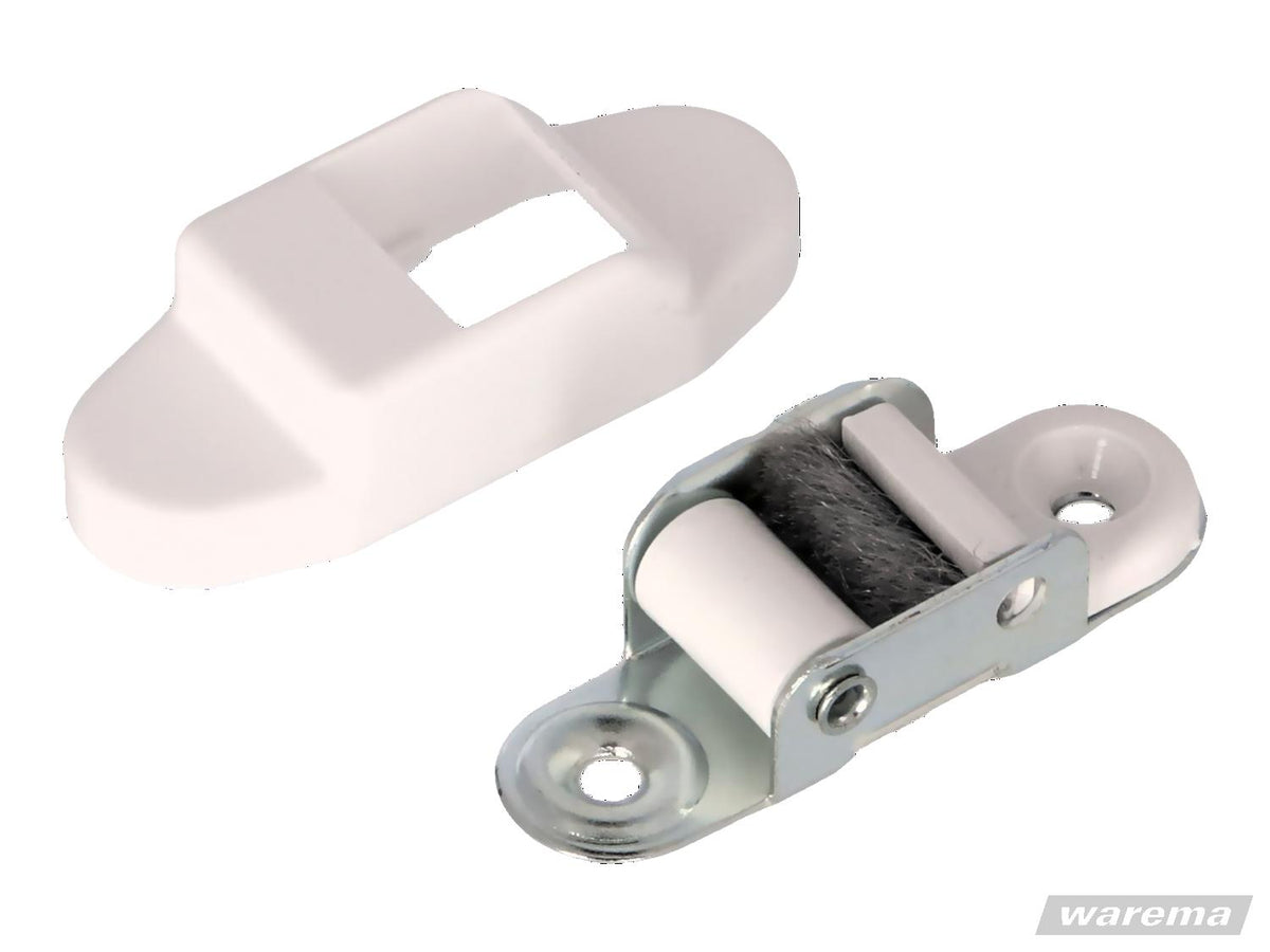 Bürstenrolle weis, inkl. Abdeckung, für 14mm Gurt