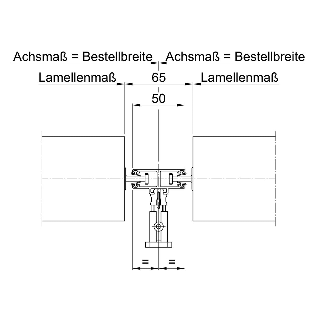 Warema Führungsschiene Typ 3